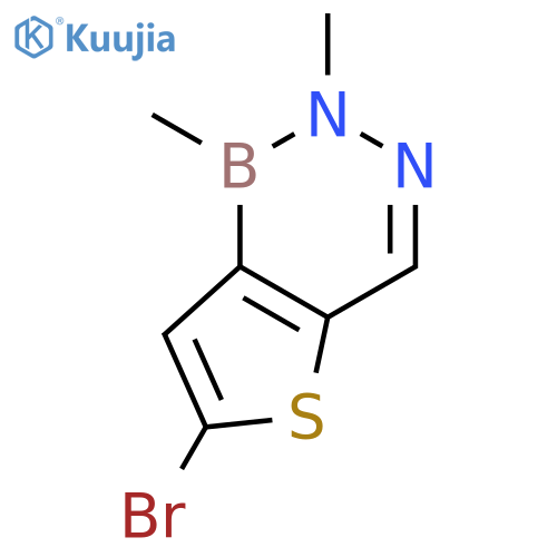 THIENO[3,2-D][1,2,3]DIAZABORINE, 6-BROMO-1,2-DIHYDRO-1,2-DIMETHYL- structure