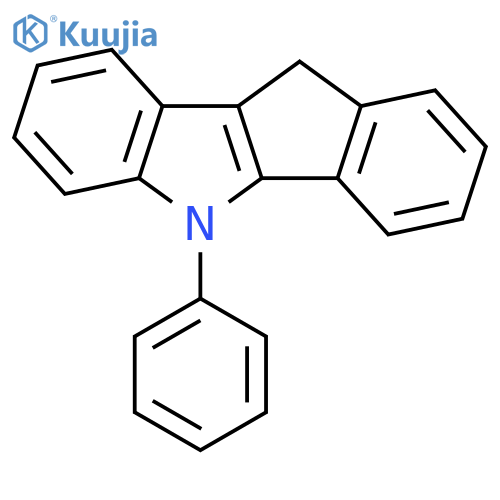 Indeno[1,2-b]indole, 5,10-dihydro-5-phenyl- structure