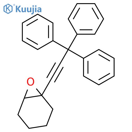 7-OXABICYCLO[4.1.0]HEPTANE, 1-(3,3,3-TRIPHENYL-1-PROPYNYL)- structure