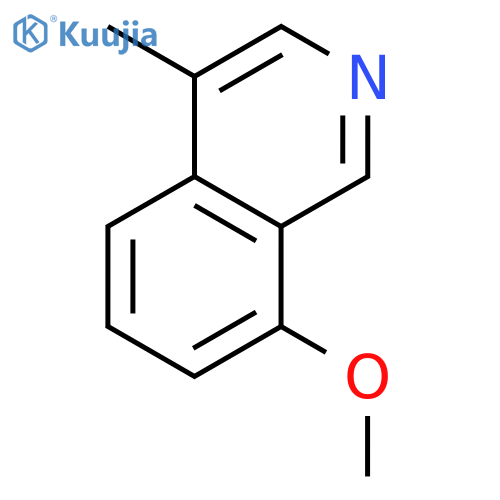 Isoquinoline, 8-methoxy-4-methyl- structure