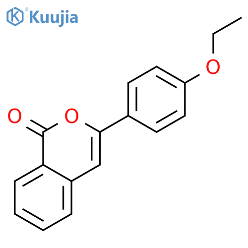 3-(4-Ethoxyphenyl)-1H-2-benzopyran-1-one structure