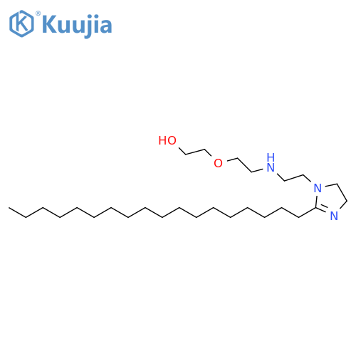 Ethanol,2-[2-[[2-(4,5-dihydro-2-octadecyl-1H-imidazol-1-yl)ethyl]amino]ethoxy]- structure