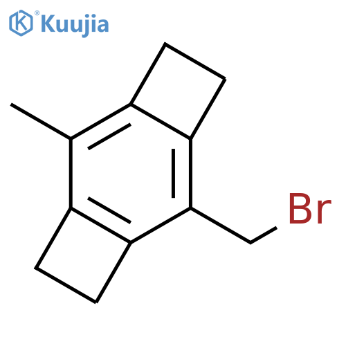 TRICYCLO[6.2.0.03,6]DECA-1,3(6),7-TRIENE, 2-(BROMOMETHYL)-7-METHYL- structure