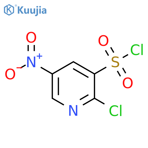 2-chloro-5-nitropyridine-3-sulfonyl chloride structure
