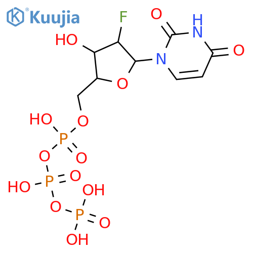 2'-deoxy-2'-fluorouridine 5'-(tetrahydrogen triphosphate) structure