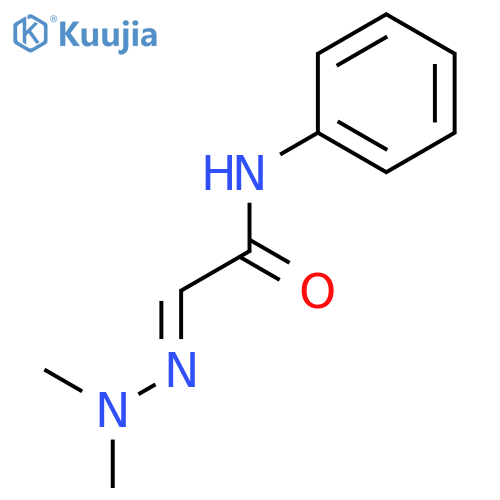 ACETAMIDE, 2-(DIMETHYLHYDRAZONO)-N-PHENYL-, (2E)- structure