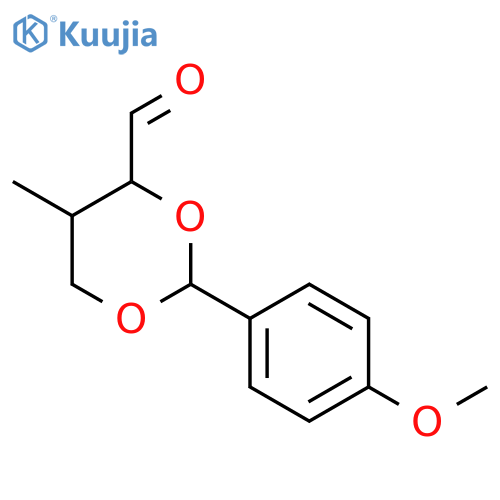 (2R,4R,5R)-2-(4-Methoxyphenyl)-5-methyl-1,3-dioxane-4-carbaldehyde structure