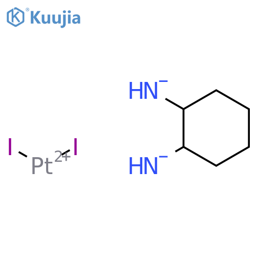 SP-4-2-(1R-trans)-(1,2-Cyclohexanediamine-κN,κN') Diiodoplatinum structure