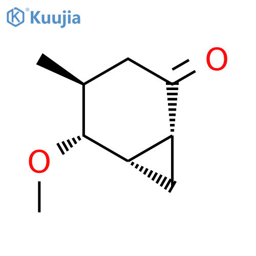 BICYCLO[4.1.0]HEPTAN-2-ONE, 5-METHOXY-4-METHYL-, (1R,4S,5R,6S)- structure