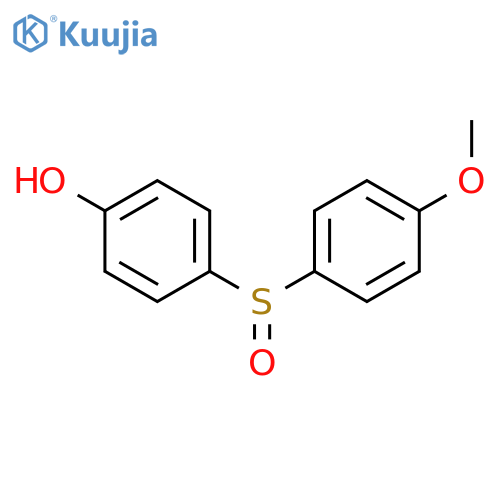 4-(4-Methoxybenzene-1-sulfinyl)phenol structure