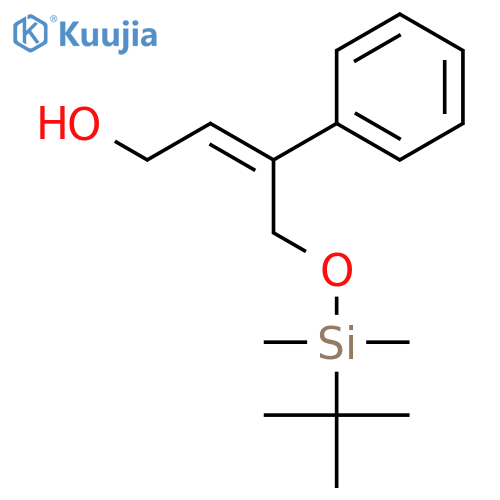 2-BUTEN-1-OL, 4-[[(1,1-DIMETHYLETHYL)DIMETHYLSILYL]OXY]-3-PHENYL- structure