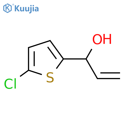1-(5-chlorothiophen-2-yl)prop-2-en-1-ol structure