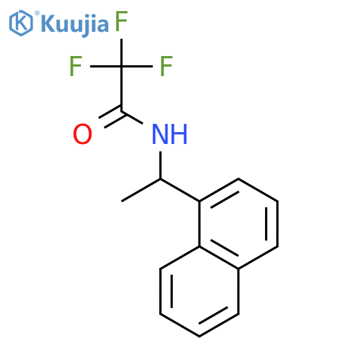 ACETAMIDE, 2,2,2-TRIFLUORO-N-[1-(1-NAPHTHALENYL)ETHYL]- structure