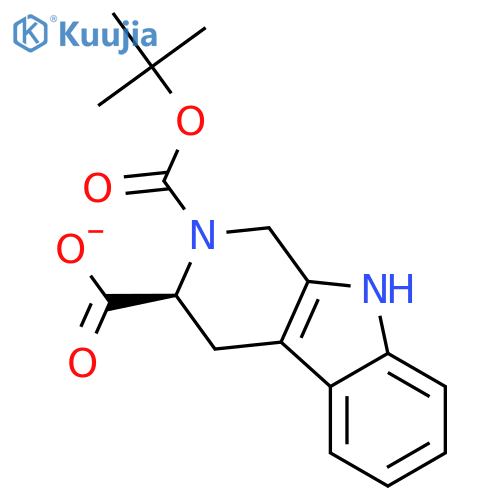 (3S)-1-(tert-Butoxycarbonyl)-2,3,4,9-tetrahydro-1h-pyrido3,4-bindole-3-carboxylic Acid structure