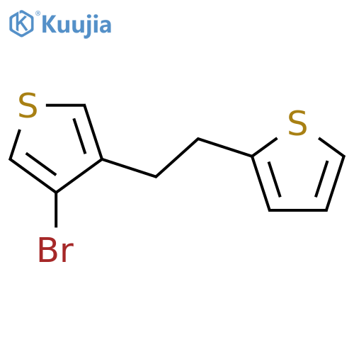 THIOPHENE, 3-BROMO-4-[2-(2-THIENYL)ETHYL]- structure