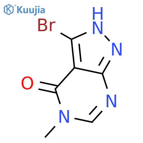 3-bromo-5-methyl-1H,4H,5H-pyrazolo[3,4-d]pyrimidin-4-one structure