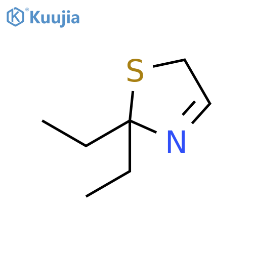 2,2-diethyl-2,5-dihydro-1,3-thiazole structure