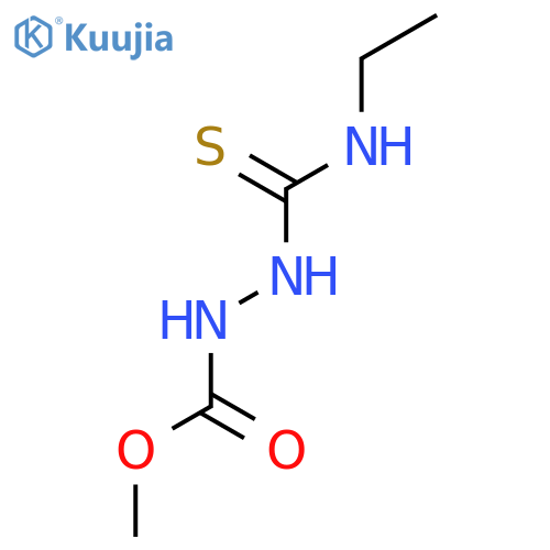 HYDRAZINECARBOXYLIC ACID, 2-[(ETHYLAMINO)THIOXOMETHYL]-, METHYL ESTER structure