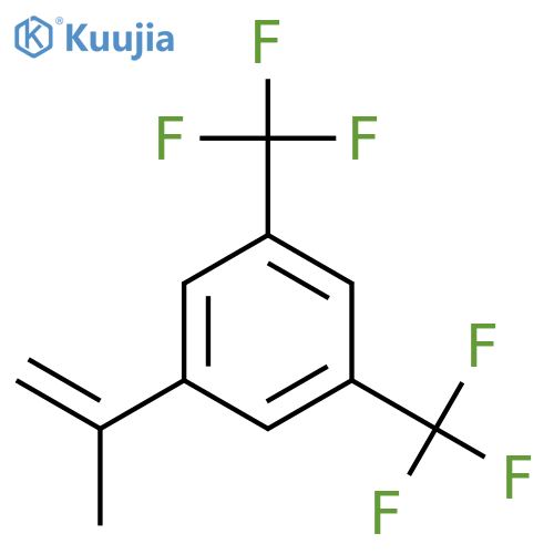 Benzene, 1-(1-methylethenyl)-3,5-bis(trifluoromethyl)- structure