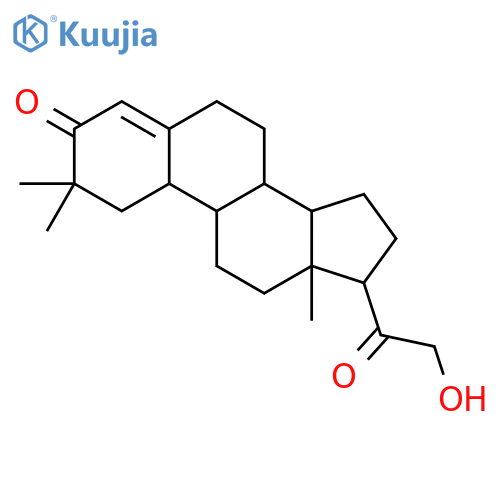 (17beta)-17-(hydroxyacetyl)-2,2-dimethylestr-4-en-3-one structure
