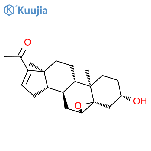 5beta,6beta-epoxy-3beta-hydroxypregn-16-en-20-one structure
