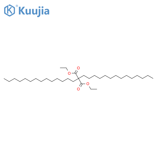 Propanedioic acid, ditetradecyl-, diethyl ester structure