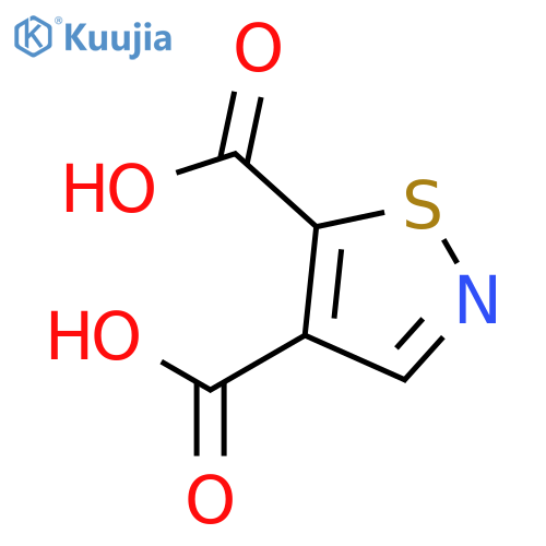 Isothiazole-4,5-dicarboxylic acid structure