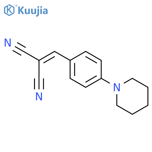 (4-Piperidin-1-ylbenzylidene)malononitrile structure