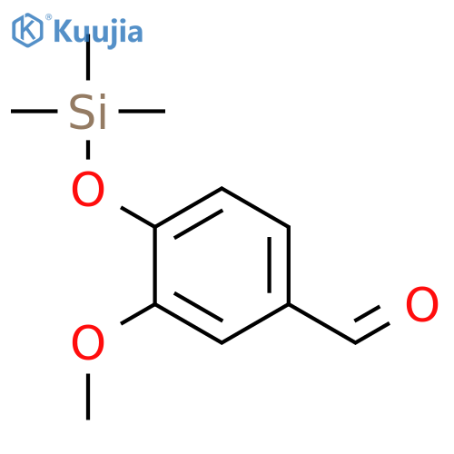 Benzaldehyde, 3-methoxy-4-[(trimethylsilyl)oxy]- structure