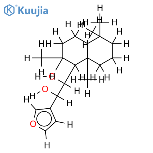 (8alpha,13S)-15,16-Epoxy-13(16),14-labdadiene-8,12-diol structure