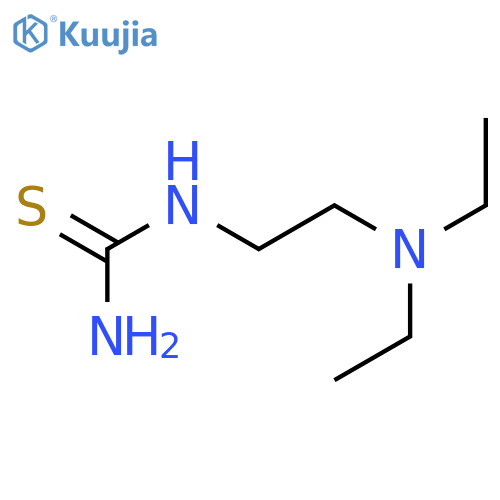 2-(diethylamino)ethylthiourea structure