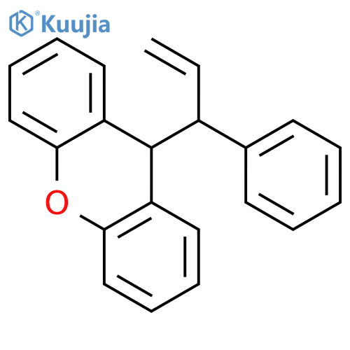 9H-Xanthene, 9-(1-phenyl-2-propenyl)- structure