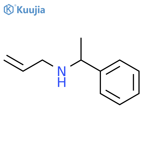 (1-phenylethyl)(prop-2-en-1-yl)amine structure