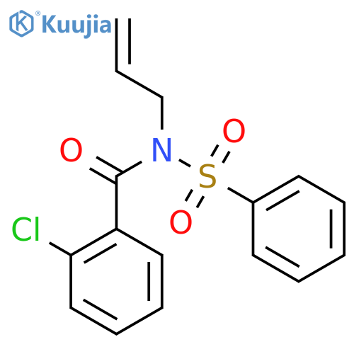 Benzamide, 2-chloro-N-(phenylsulfonyl)-N-2-propenyl- structure