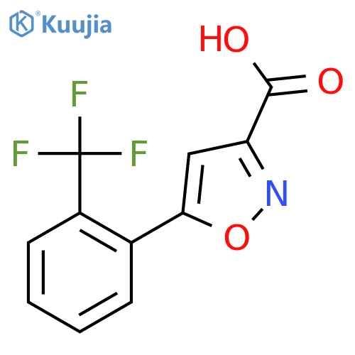 5-2-(Trifluoromethyl)phenyl-1,2-oxazole-3-carboxylic Acid structure