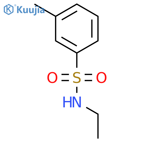 N-ethyl-3-methylbenzene-1-sulfonamide structure