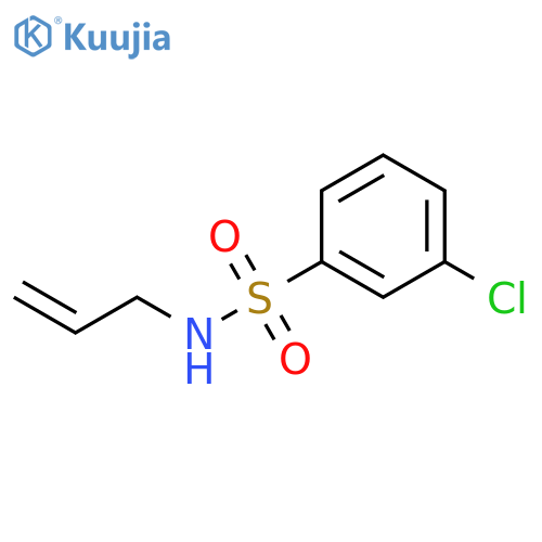 Benzenesulfonamide, 3-chloro-N-2-propenyl- structure