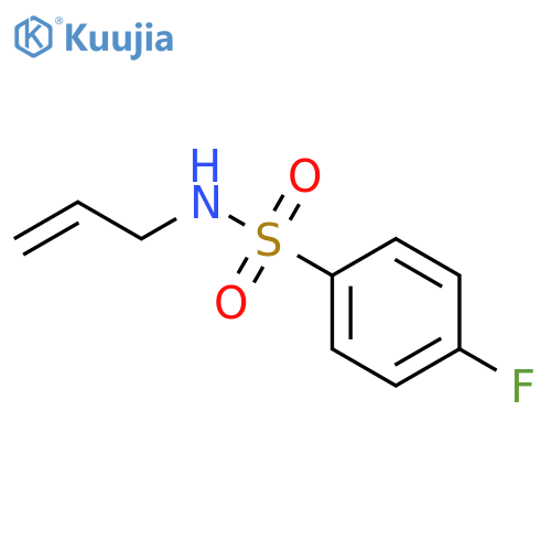 4-fluoro-N-(prop-2-en-1-yl)benzene-1-sulfonamide structure