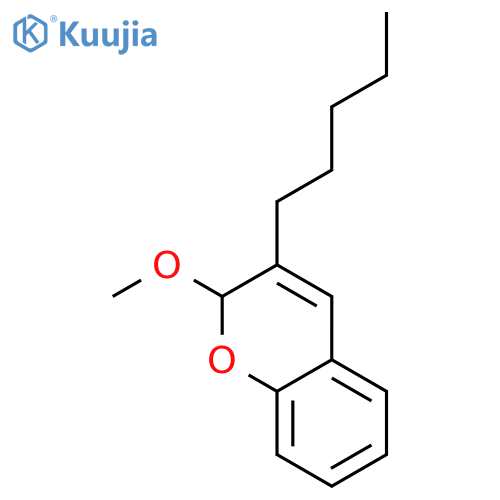 2H-1-Benzopyran, 2-methoxy-3-pentyl- structure