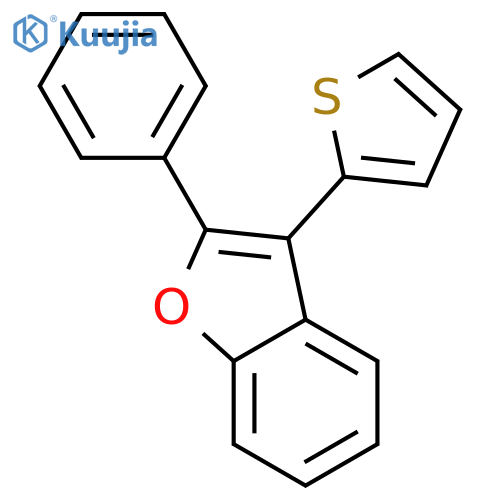 Benzofuran, 2-phenyl-3-(2-thienyl)- structure