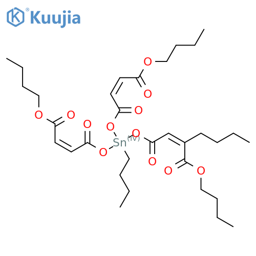 4-O-[Bis[[(Z)-4-butoxy-4-oxobut-2-enoyl]oxy]-butylstannyl] 1-O-butyl (Z)-2-butylbut-2-enedioate structure