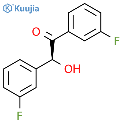 ETHANONE, 1,2-BIS(3-FLUOROPHENYL)-2-HYDROXY-, (2S)- structure