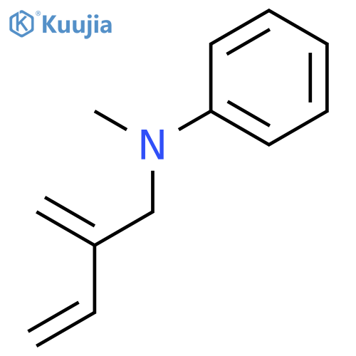Benzenamine, N-methyl-N-(2-methylene-3-butenyl)- structure