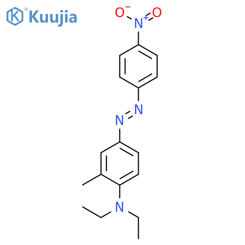 BENZENAMINE, N,N-DIETHYL-2-METHYL-4-[(4-NITROPHENYL)AZO]- structure