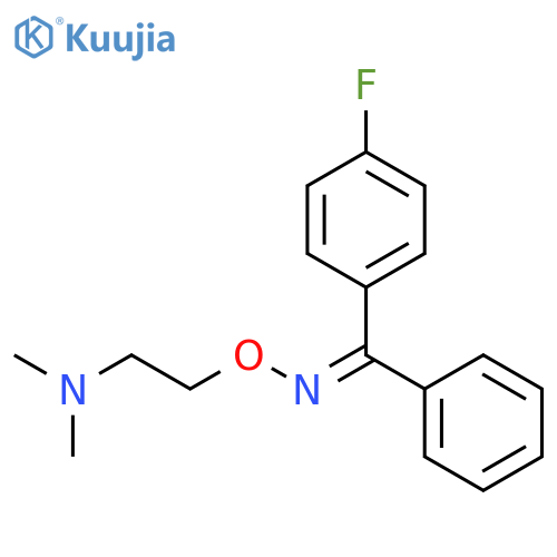 Methanone, (4-fluorophenyl)phenyl-, O-[2-(dimethylamino)ethyl]oxime structure