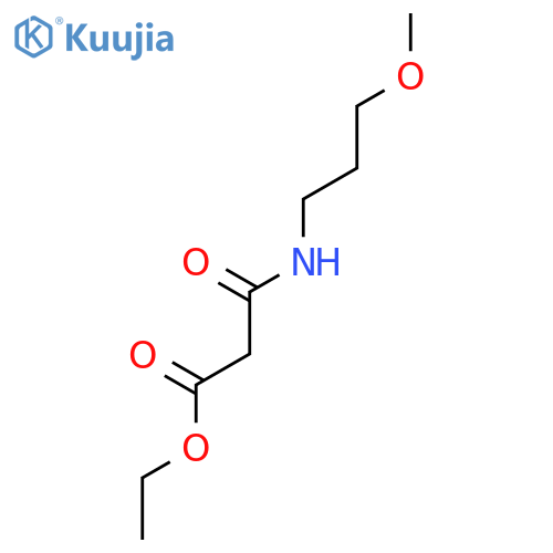Propanoic acid, 3-[(3-methoxypropyl)amino]-3-oxo-, ethyl ester structure