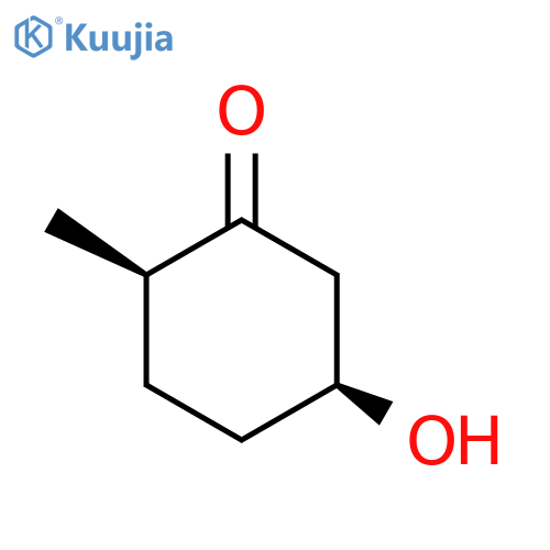 Cyclohexanone, 5-hydroxy-2-methyl-, (2R-cis)- structure