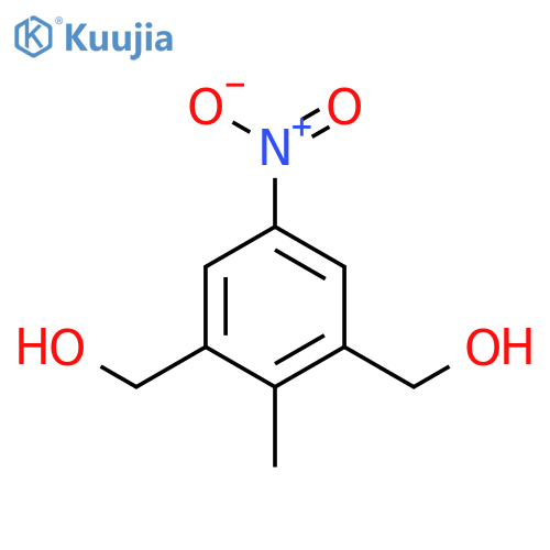 1,3-Benzenedimethanol, 2-methyl-5-nitro- structure