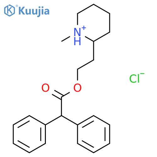 2-{2-[(diphenylacetyl)oxy]ethyl}-1-methylpiperidinium chloride structure