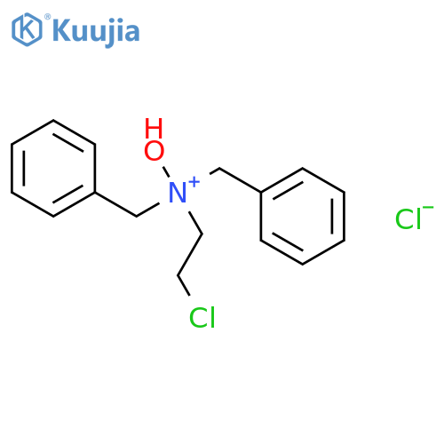dibenzyl(2-chloroethyl)hydroxyammonium chloride structure